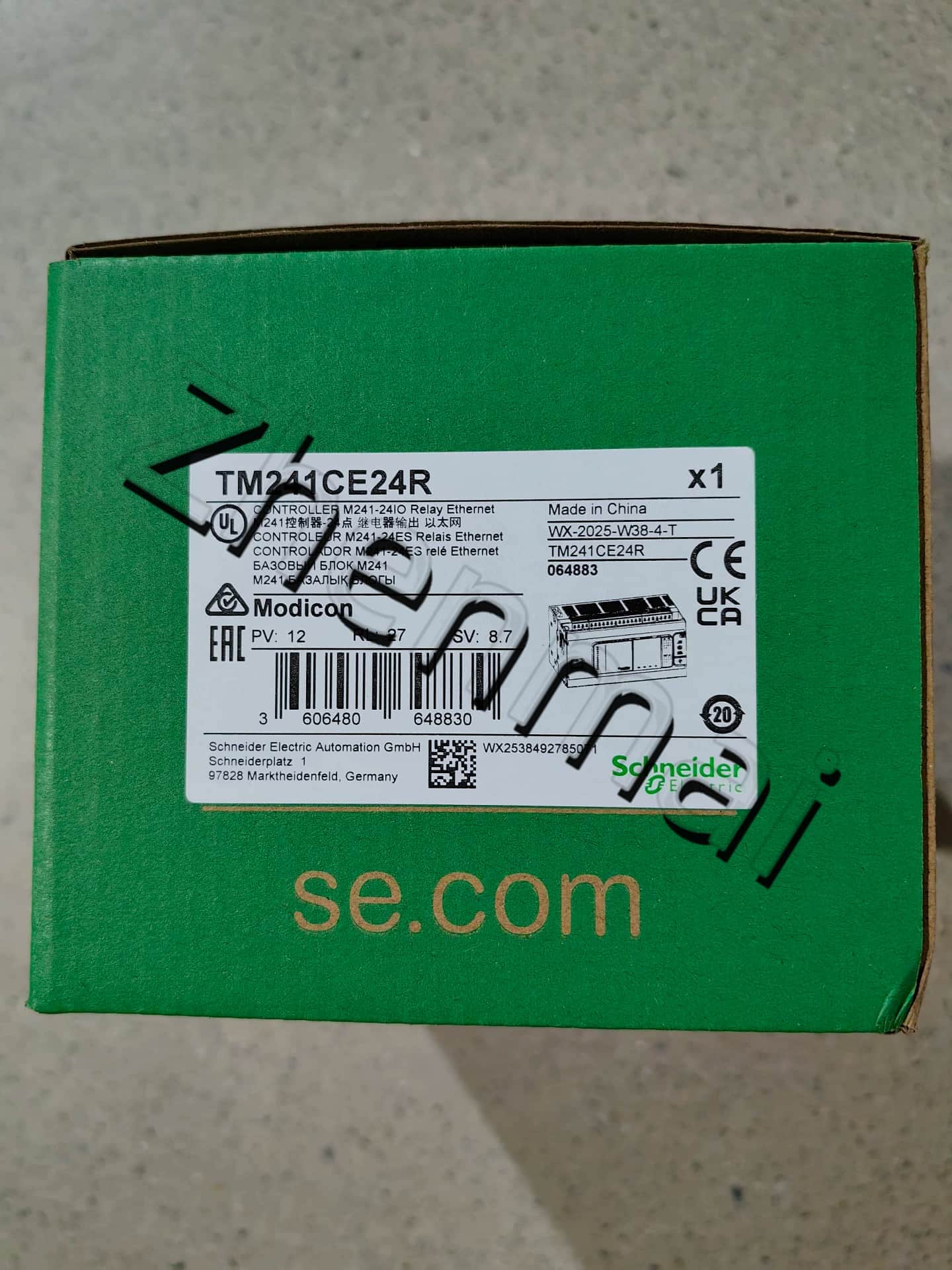 100 % upouusi, alkuperäinen ja aito Schneider TM241CE24R Taajuusmuuttajat, katkaisijat, kontaktorit, suojalaitteet