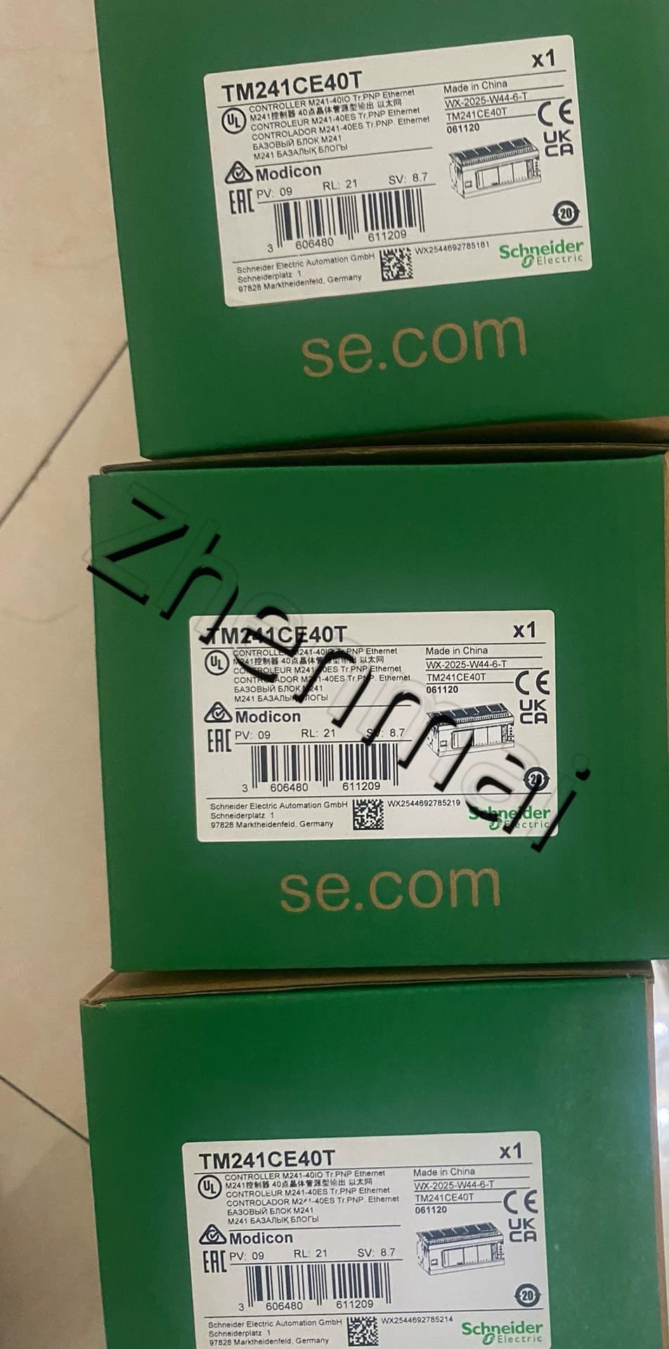 100 % upouusi, alkuperäinen ja aito Schneider TM241CE40T Taajuusmuuttajat, katkaisijat, kontaktorit, suojalaitteet