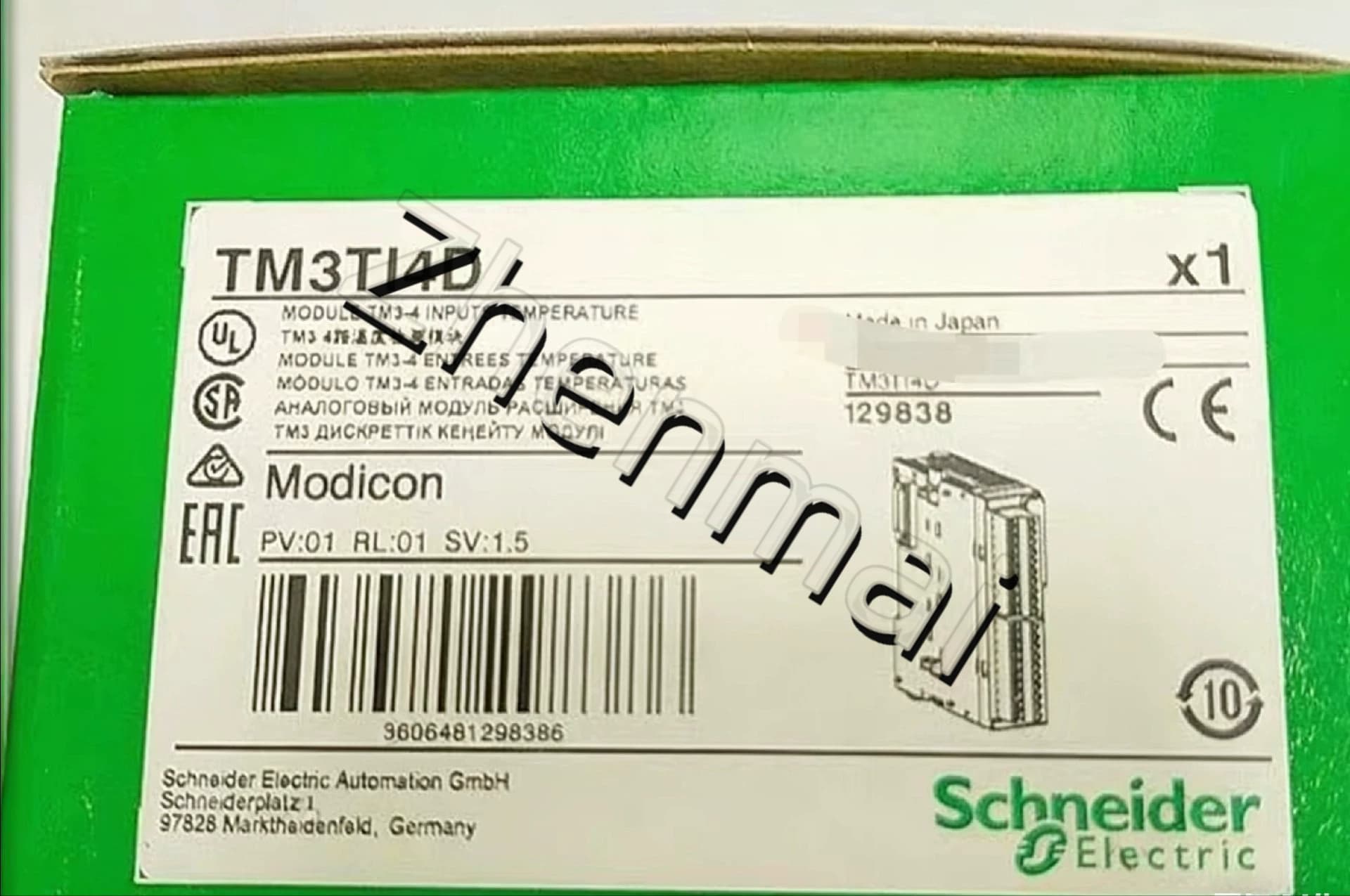 100 % upouusi, alkuperäinen ja aito Schneider TM3TI4D Taajuusmuuttajat, katkaisijat, kontaktorit, suojalaitteet