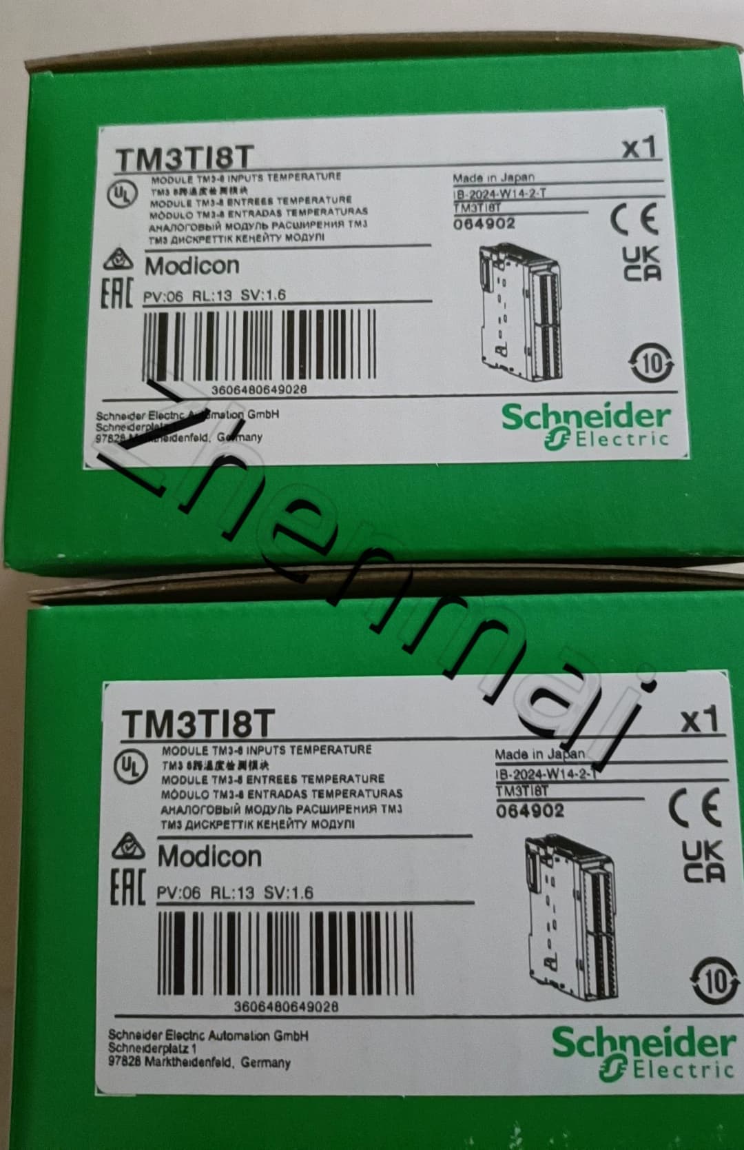 100 % upouusi, alkuperäinen ja aito Schneider TM3TI8T Taajuusmuuttajat, katkaisijat, kontaktorit, suojalaitteet