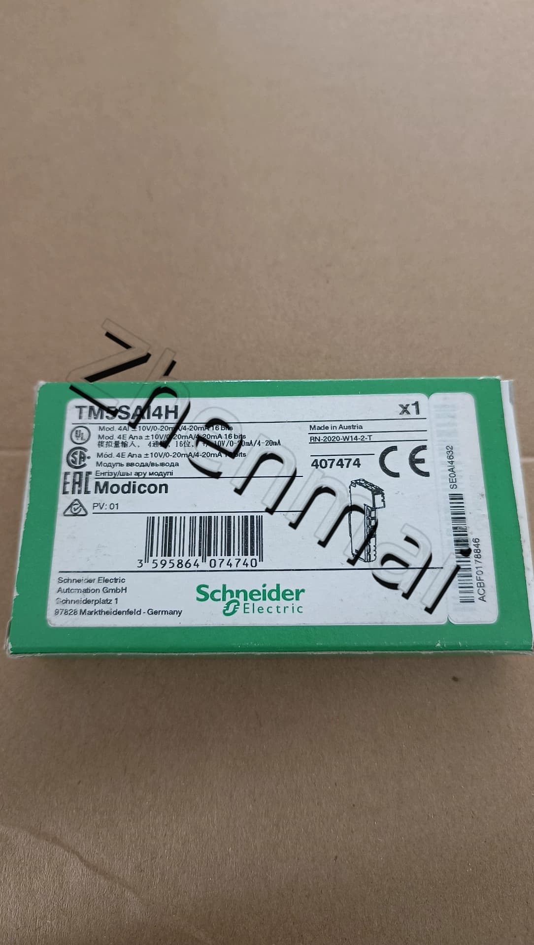 100 % upouusi, alkuperäinen ja aito Schneider TM5SAI4H Taajuusmuuttajat, katkaisijat, kontaktorit, suojalaitteet