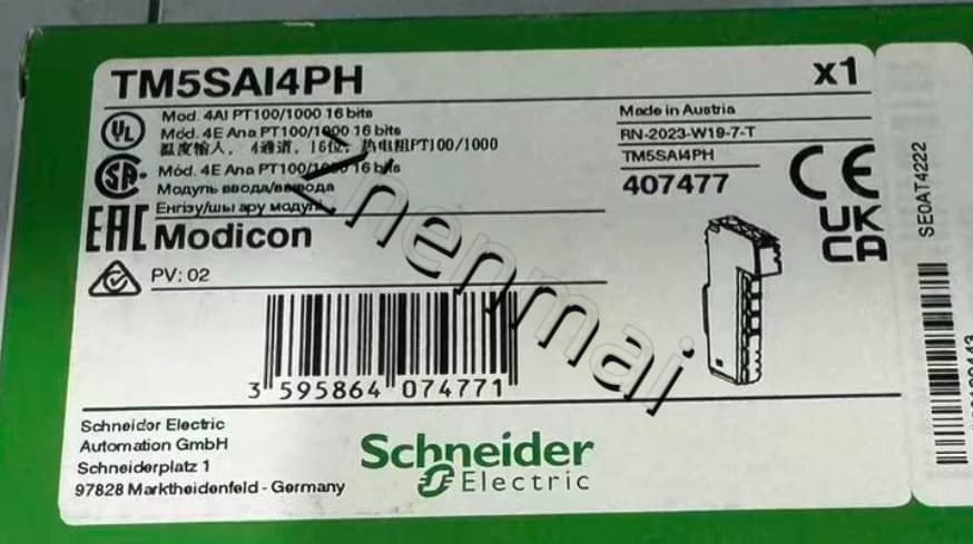 100 % upouusi, alkuperäinen ja aito Schneider TM5SAI4PH Taajuusmuuttajat, katkaisijat, kontaktorit, suojalaitteet