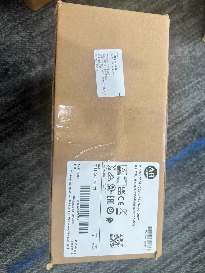 2198-C4007-ERS Kinetix 5300 Servo Drive, upouusi ja aito Nopea toimitus