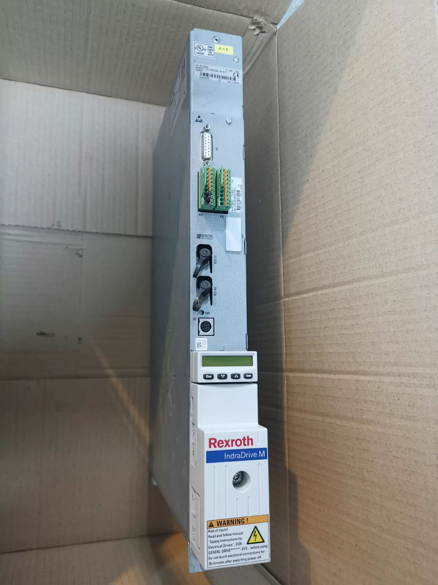 Upouusi alkuperäinen Bosch Rexrothin servomoottori HMS01.1N-W0036-A-07-NNNN servomoottori nopea toimitus