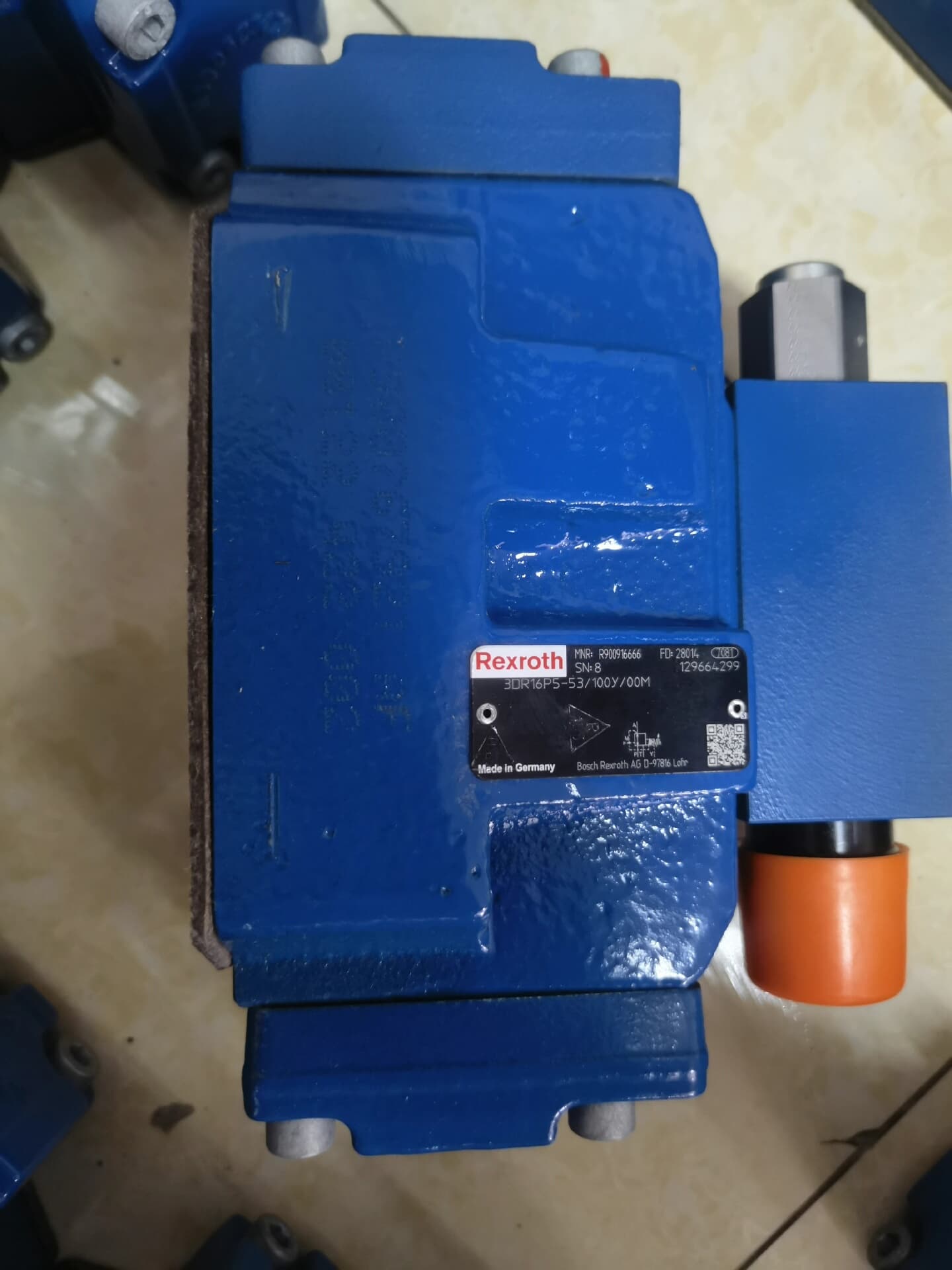Upouusi alkuperäinen Bosch Rexroth -servokäyttö Paineenalennusventtiili 3DR16P5-5X/200Y/00M servomoottori nopea toimitus